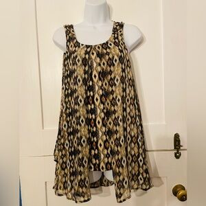 Geometric Patterned Women's Skirt